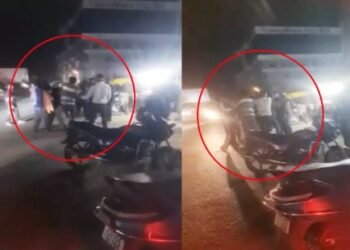 बस स्टैंड पर अवैध चखना दुकान में बवाल