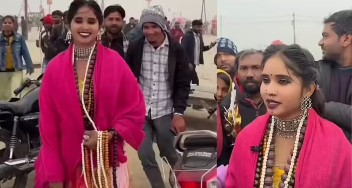 कजरारी आंखें, गले में बड़ी-बड़ी मालाएं, प्रयागराज के माघ मेले में इस बार ‘बासमती’ का जलवा