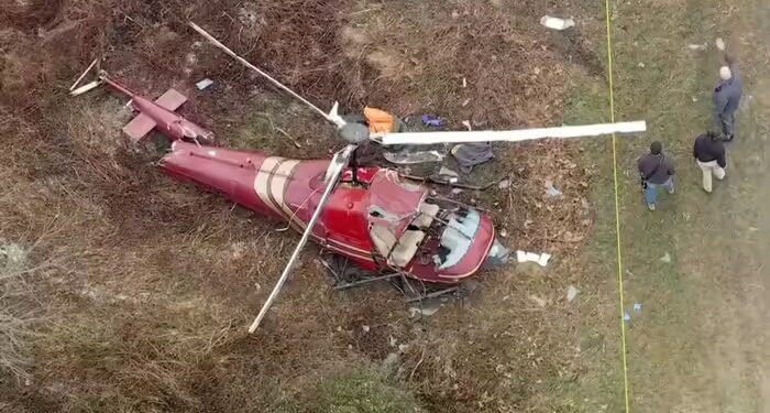 अमेरिका में दो हेलीकॉप्टरों ने एक-दूसरे को मारी टक्कर, हवा में भिडंत देख सहमे लोग, वीडियो