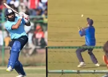 छूटते-छूटते दूसरी बार में पकड़ा कैच, डक पर आउट होने में ‘अनलकी’ रहे रोहित शर्मा