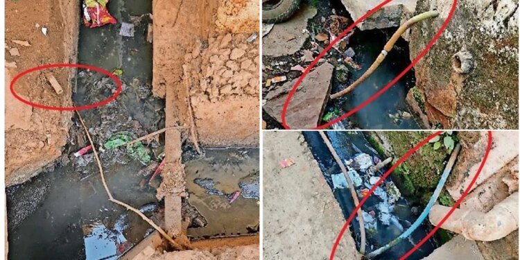 भोपाल में 99 प्रतिशत शुद्ध पानी सप्लाई का दावा, हकीकत में नालियों में बिछी है मौत की लाइन