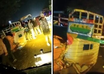 भोपाल में ट्रैक्टर-ट्रॉली और पिकअप की जोरदार टक्कर, पांच की दर्दनाक मौत… दर्जनभर श्रद्धालु घायल