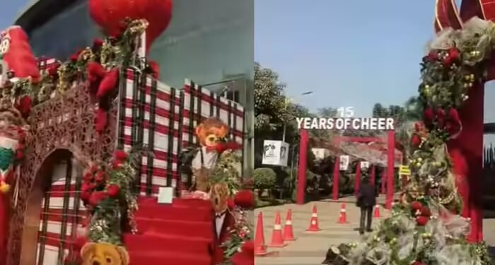 रायपुर के मैग्नेटो मॉल ने नहीं टेके घुटने, क्रिसमस पर बजरंग दल कार्यकर्ताओं की तोड़फोड़ के बाद फिर सजाया