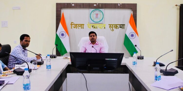 जिला सीईओ ने की विभागीय योजनाओं की समीक्षा