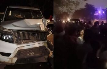 जगदलपुर में भीषण सड़क हादसा, बोलेरो की टक्कर से 9 लोग घायल