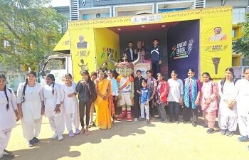 जिले में मशाल गौरव यात्रा रथ का भव्य स्वागत