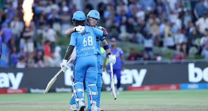 मुंबई इंडियंस की SAT20 में हुई धुलाई, 6 गेंद में 6,6,6,6,6,6 देख खिल गई होंगी CSK की बांछे