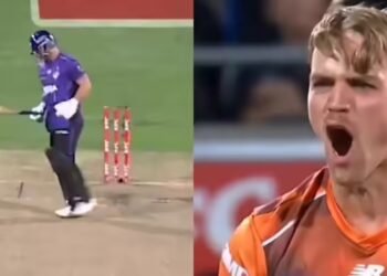 मैथ्यू वेड को आउट करने के बाद चिढ़ा रहा था बॉलर, अंपायर ने खेल कर दिया