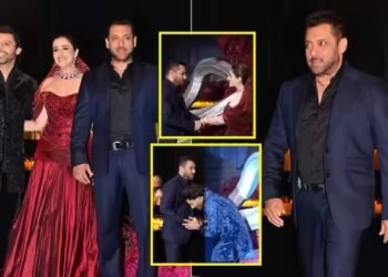 सलमान को देखते ही आशीर्वाद लेने झुक गए स्‍टेबिन, नुपूर सेनन के दूल्‍हे राजा की हो रही तारीफ