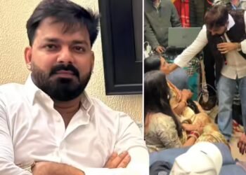पवन सिंह ने मां के बगल में बैठी महिला को बताया उनकी बहू, कहा- मेरा बेटा, मेरा बच्चा है