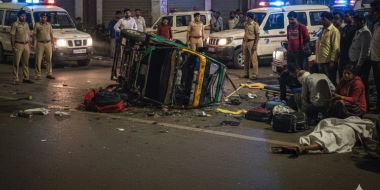 कुबेरेश्वर धाम से लौट रहे परिवार पर टूटा कहर, भोपाल में तेज रफ्तार ऑटो पलटा… एक की मौत; छह घायल