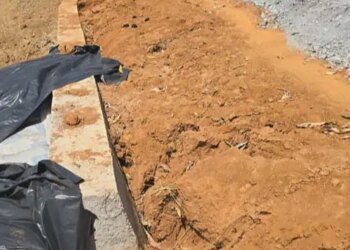 54 लाख के पुल निर्माण में गड़बड़ी का आरोप:रायगढ़ में सरपंच ने की जांच की मांग, दावा- रिटर्निंगवाल में सरिया का इस्तेमाल नहीं