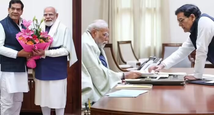 पीएम नरेंद्र मोदी से मिले यूपी के ऊर्जा मंत्री एके शर्मा, बजट 2026 के फायदे पूर्व करीबी अफसर ने गिनाए