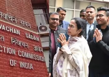 चीफ इलेक्शन कमिश्नर से मिलने पहुंचीं ममता दीदी, अभिषेक बनर्जी हैं साथ, जानें क्या हुई चर्चा?