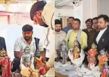 बक्सर: तीन साल बाद थाने के मालखाने से मुक्त हुए रामलला, 6 लाख के बांड पर ‘सपरिवार’ ठाकुरबाड़ी लौटे