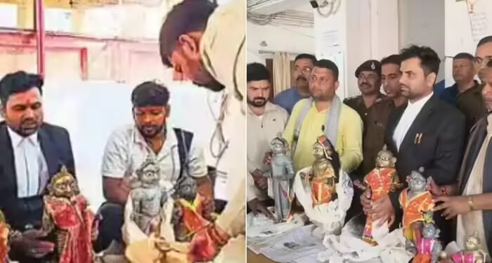 बक्सर: तीन साल बाद थाने के मालखाने से मुक्त हुए रामलला, 6 लाख के बांड पर ‘सपरिवार’ ठाकुरबाड़ी लौटे