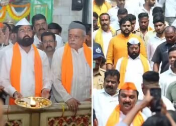 मुस्लिमों की दरगाह, हिंदुओं के मंदिर मलंगगढ़ पहुंचे एकनाथ शिंदे, आरती के बाद लहराया भगवा, कोर्ट के फैसले पर भी बोले