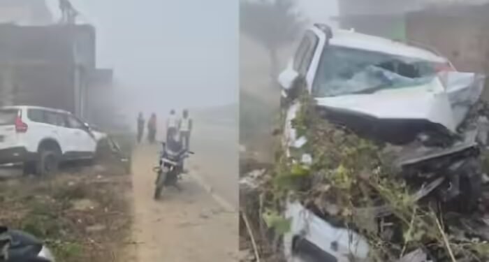 गोरखपुर: दबिश देकर लौट रही पुलिस की गाड़ी पेड़ से जा टकराई, दरोगा की मौत, 5 पुलिसकर्मी घायल
