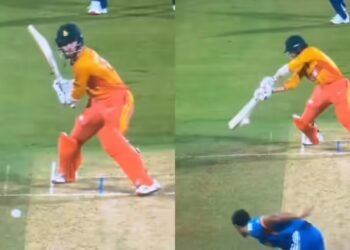 शिवम दुबे ने पिच के बाहर फेंकी गेंद, अंपायर ने दिया नो बॉल, जानिए नियम