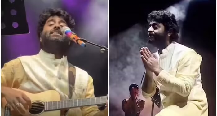 कोलकाता में स्टेज पर नर्वस हुए Arijit Singh, संन्यास के बाद पहली बार LIVE शो, कहा- घबराहट हो रही