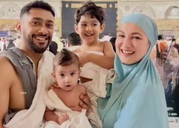 गौहर खान ने मक्का में दिखाया छोटे बेटे का चेहरा, रमजान में बच्चों संग किया उमराह, फैंस बोले- पापा पर गया है