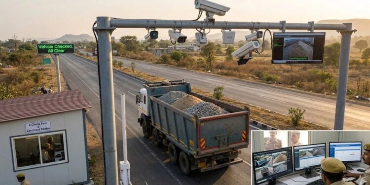 MP में अवैध खनिज परिवहन रोकने नई व्यवस्था: 40 ई-चेक पोस्ट से होगी निगरानी