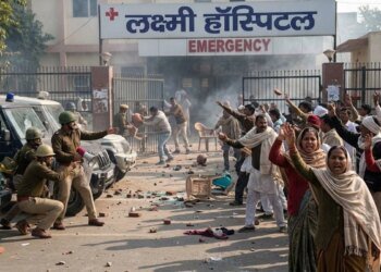 भोपाल के हॉस्पिटल में युवक की मौत के बाद बवाल, भीड़ ने पुलिस पर बरसाए पत्थर… वाहन तोड़े; कई लोग हिरासत में