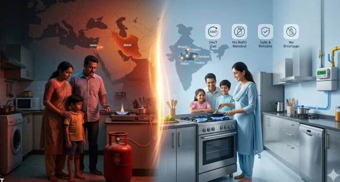 गैस सिलिंडर की चिकचिक से बचने का सही उपाय है PNG, MP के कई शहरों में है सुविधा, अपने यहां ऐसे ले सकते हैं कनेक्शन