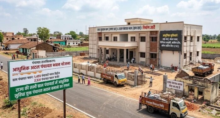 बीजेपी स्थापना दिवस पर मंत्री-विधायक सुनेंगे पंचायतों का दर्द, MP की 1455 पंचायतें अब भी भवन विहीन, 2500 से ज्यादा जर्जर