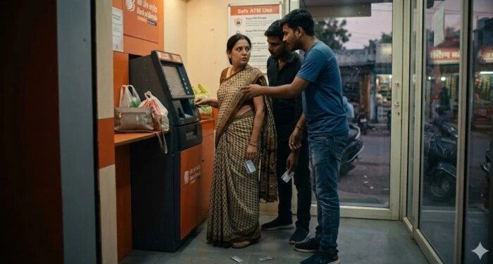 भोपाल में ATM में महिला की आंखों के सामने बदल लिया कार्ड, खाते से उड़ाए 29 हजार रुपए, पुलिस खंगाल रही CCTV