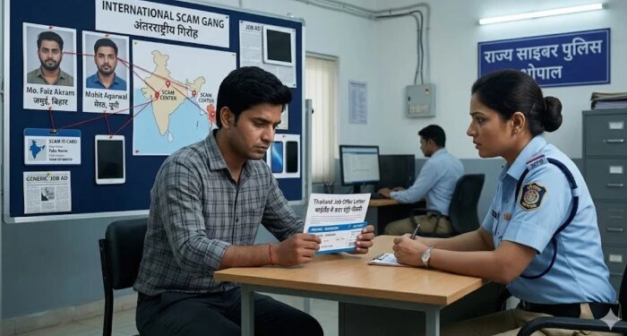 म्यांमार में बंधक बनाकर भारतीयों से कराई जा रही थी ठगी, अंतरराष्ट्रीय मानव तस्करी गैंग का भंडाफोड़, भोपाल पुलिस का बड़ा एक्शन