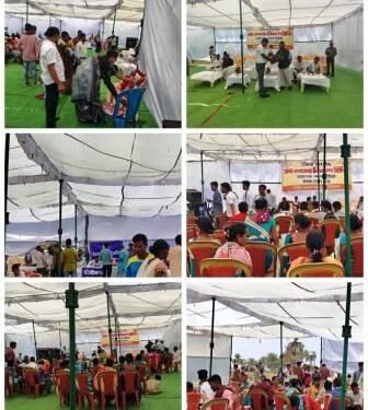 ग्राम पंचायत बड़ेबेड़मा में हुआ जिला स्तरीय जनसमस्या निवारण शिविर