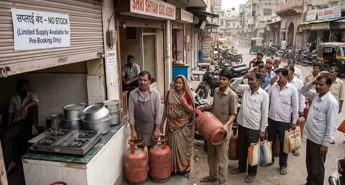 राजस्थान में घरेलू सिलेंडर महंगे दामों पर बिकने लगे, सप्लाई घटते ही बाजार में LPG की गड़बड़ी शुरू