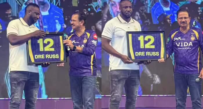 एटरनल नाइट आंद्रे रसेल के सम्मान में केकेआर ने रिटायर की नंबर 12 की जर्सी, अब पावर कोच के रूप में मचाएंगे धमाल