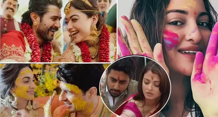 रश्‍म‍िका-विजय की पहली होली, ऐश्‍वर्या राय ने नहीं मनाया था रंगोत्‍सव, सोनाक्षी ने खुद लगाया था गुलाल