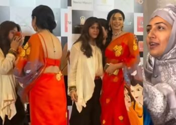 तान्या मित्तल ने राम-सीता प्रिंट वाली साड़ी से पोंछा एकता कपूर का मुंह, वड़ा पाव गर्ल को लताड़ रहे लोग