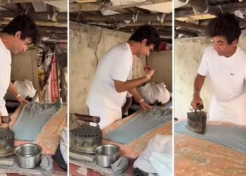 सड़क किनारे लोगों के कपड़े प्रेस करते दिखे Sunil Grover, तो यूजर्स हैरान, बोले- ये तो बंदा ही अलग है