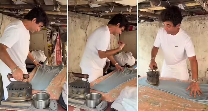 सड़क किनारे लोगों के कपड़े प्रेस करते दिखे Sunil Grover, तो यूजर्स हैरान, बोले- ये तो बंदा ही अलग है
