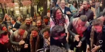 संगीत सेरेमनी में कुलदीप यादव ने किया सुरेश रैना के साथ जमकर डांस, चहल और भारत के फील्डिंग कोच भी दिखे