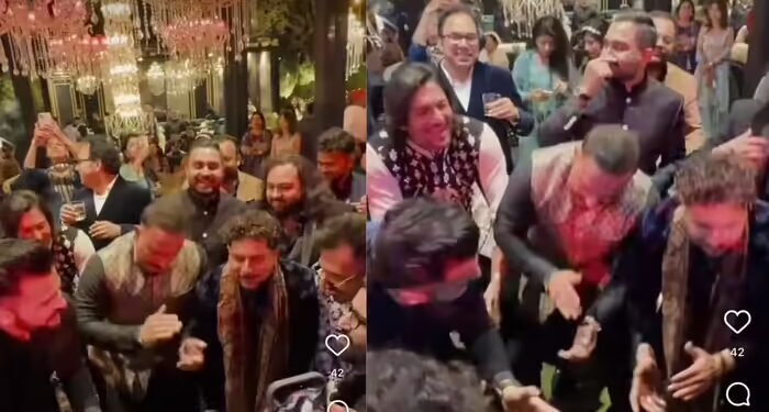 संगीत सेरेमनी में कुलदीप यादव ने किया सुरेश रैना के साथ जमकर डांस, चहल और भारत के फील्डिंग कोच भी दिखे