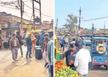 भोपाल जंक्शन के बाहर आधी रह गई सड़क! ऑटो, अतिक्रमण और गड्ढों से बढ़ी दिक्कत, ट्रैफिक जाम से रोजाना यात्री 40 हजार परेशान