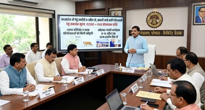 मध्य प्रदेश में इस साल गेहूं पर प्रति क्विंटल मिलेगी 40 रुपये प्रोत्साहन राशि, समर्थन मूल्य 2,585 रुपये प्रति क्विंटल