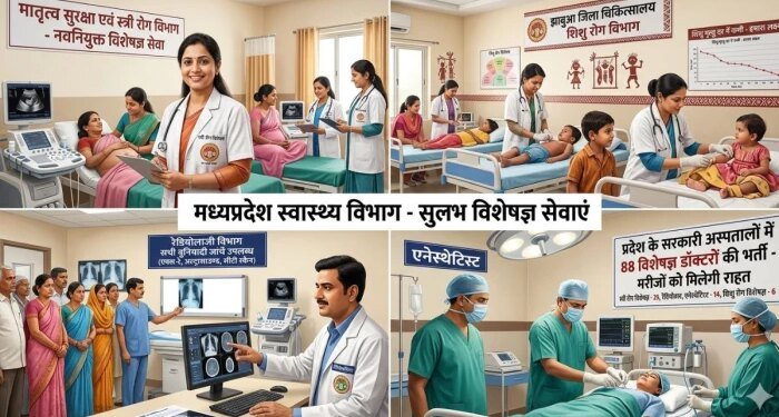 सरकारी अस्पतालों में डॉक्टरों की कमी होगी दूर, गायनेकोलॉजिस्ट और शिशु रोग विशेषज्ञों की सीधी भर्ती।