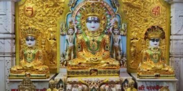 अक्षय तृतीया पर सीमंधर स्वामी जैन मंदिर में इक्षुरस से परमात्मा का स्नात्र पूजन