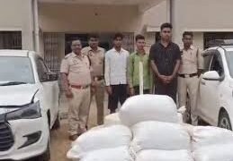 ड्राई फ्रूट्स, पैकर्स एंड मूवर्स की आड़ में गांजा तस्करी