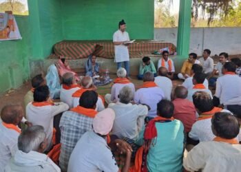 गांव चलो अभियान में उसरवाही पहुंचे बीजेपी प्रदेश प्रवक्ता जसविंदर बग्गा