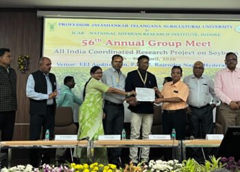 कृषि विश्वविद्यालय, रायपुर को सर्वश्रेष्ठ सोयाबीन अनुसंधान केंद्र का राष्ट्रीय पुरस्कार