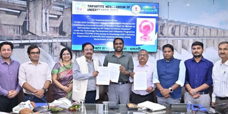 धमतरी में ‘STREE’ परियोजना का शुभारंभ: 300 ग्रामीण महिलाओं को मिलेगा आत्मनिर्भरता का नया रास्ता