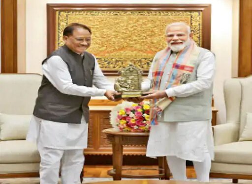 सीएम साय ने पीएम मोदी को बताया बस्तर-2.0 का रोडमैप…:आय दोगुनी करने लाएंगे स्टार्टअप, रोड व रेल कनेक्टिविटी