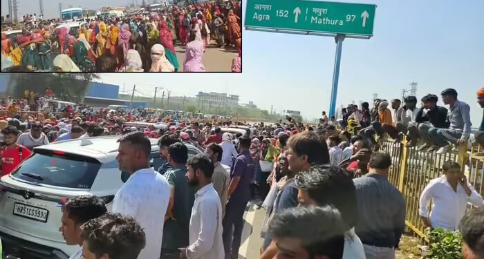 नोएडा में श्रमिकों के बवाल के बाद गाजियाबाद में लगा जाम, NH-9 पर 5 किलोमीटर तक खड़ी हुई गाड़ियां